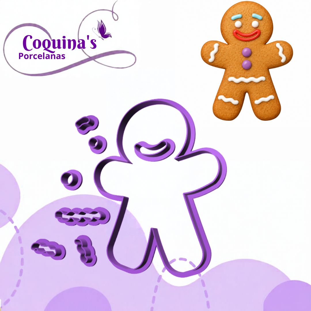 Festive Gingerbread (#3744) 12 cm