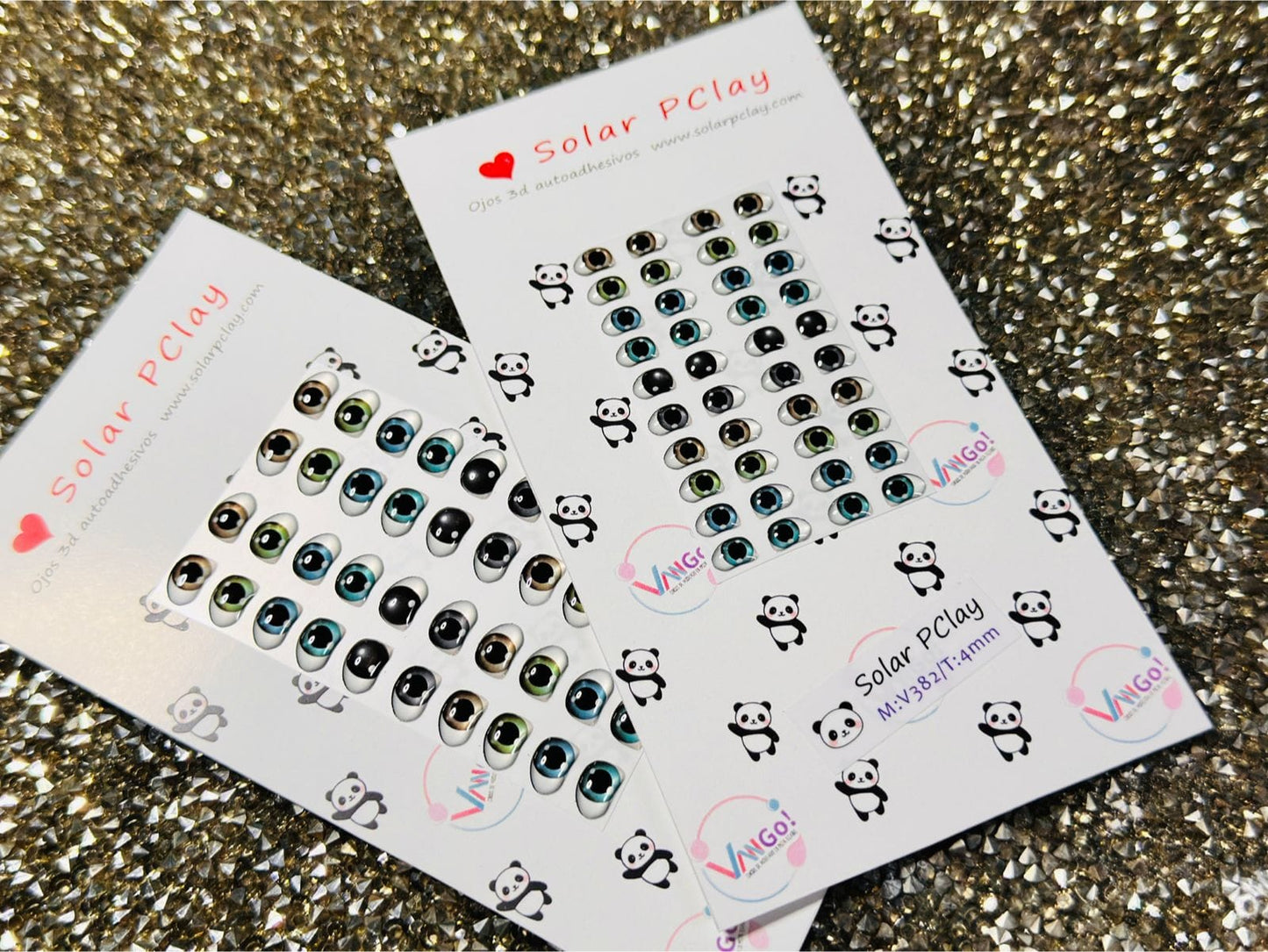 Coleccion Ojitos 3D "Con Amor" ~~Preventa~~