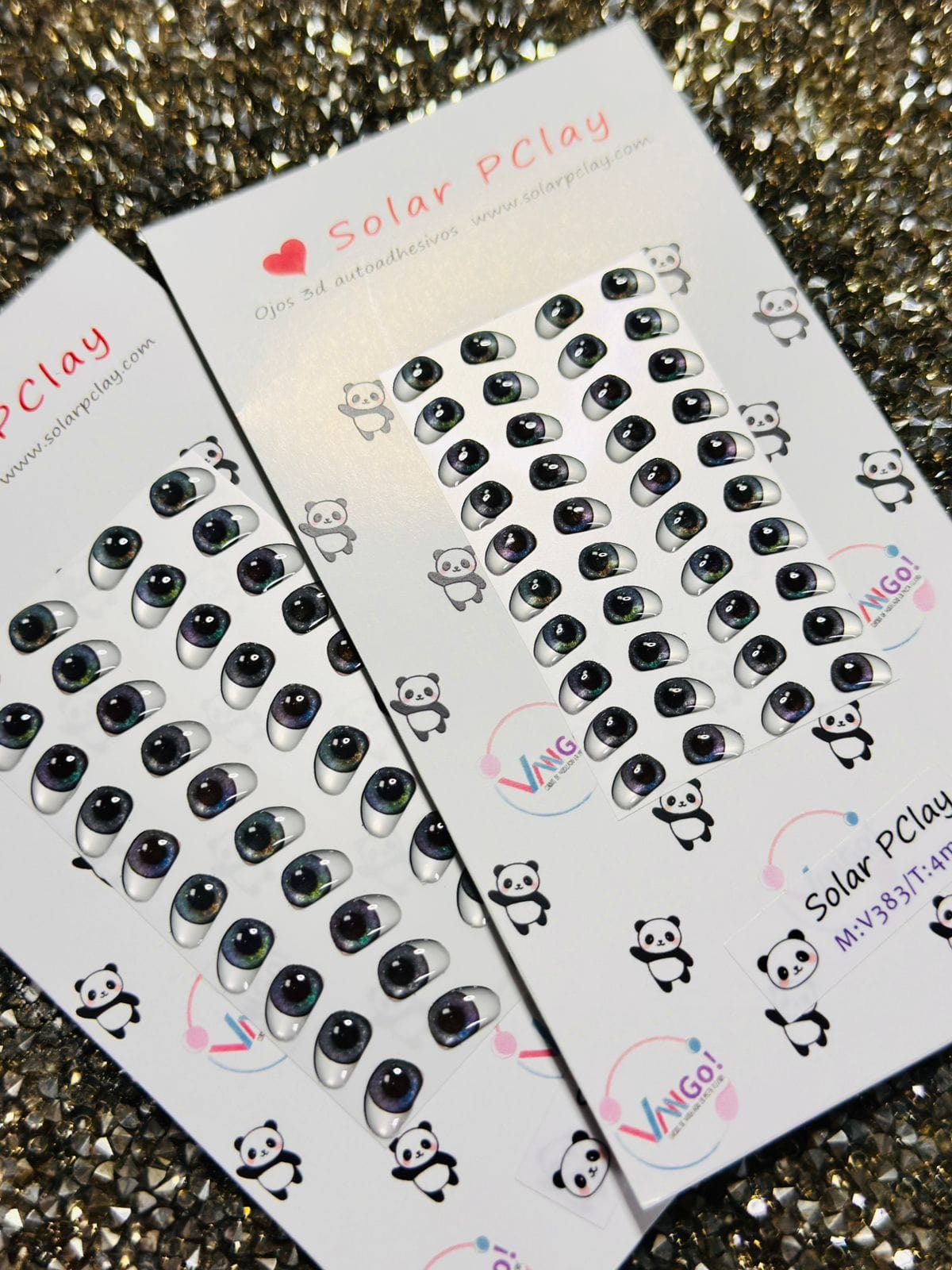 Coleccion Ojitos 3D "Con Amor" ~~Preventa~~