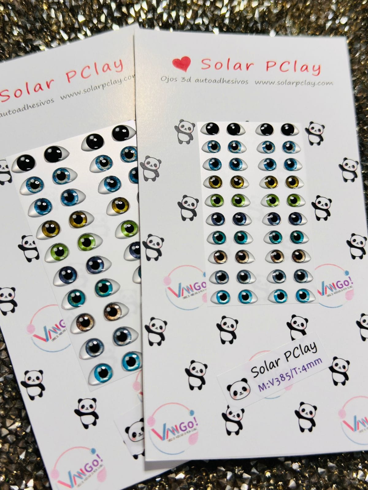 Coleccion Ojitos 3D "Con Amor" ~~Preventa~~