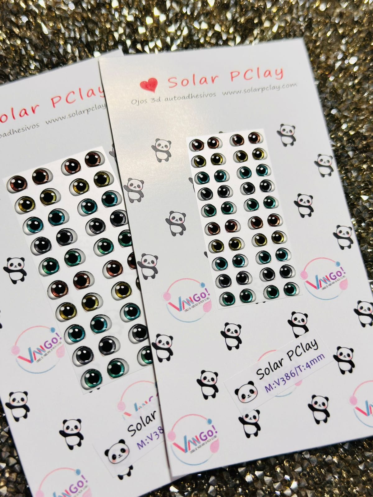 Coleccion Ojitos 3D "Con Amor" ~~Preventa~~