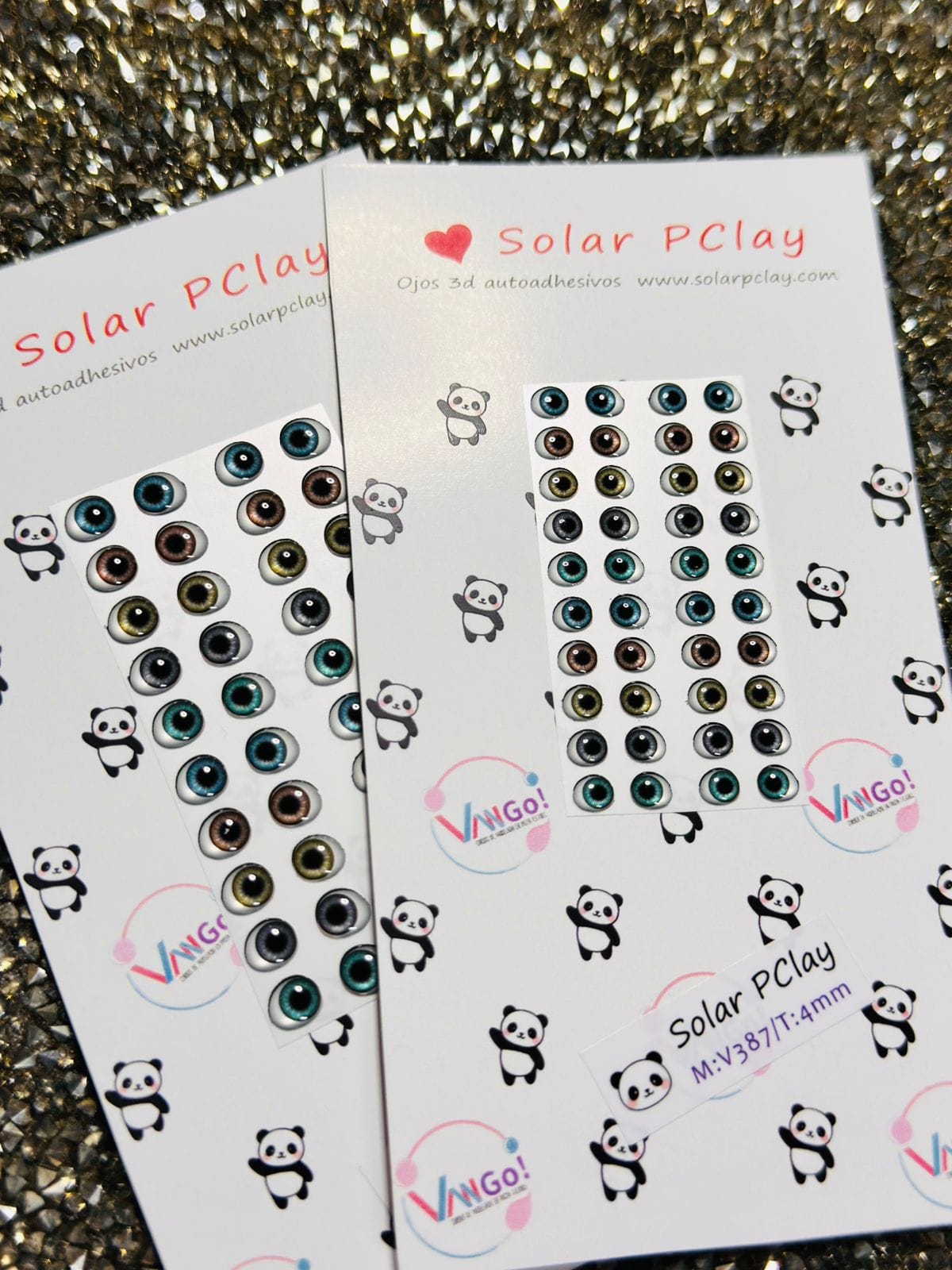 Coleccion Ojitos 3D "Con Amor" ~~Preventa~~