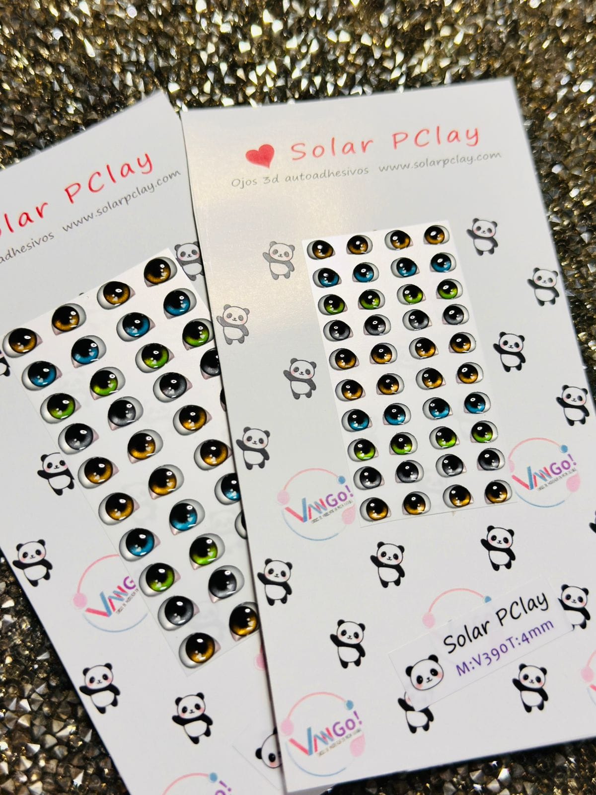 Coleccion Ojitos 3D "Con Amor" ~~Preventa~~