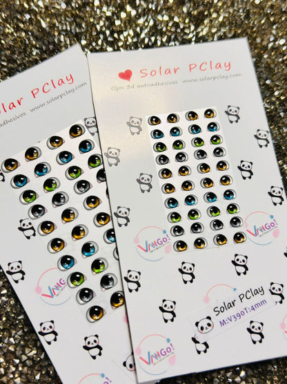 Coleccion Ojitos 3D "Con Amor" ~~Preventa~~