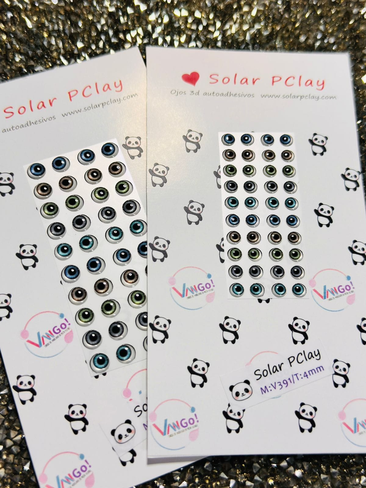 Coleccion Ojitos 3D "Con Amor" ~~Preventa~~