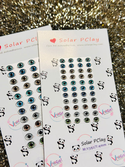Coleccion Ojitos 3D "Con Amor" ~~Preventa~~