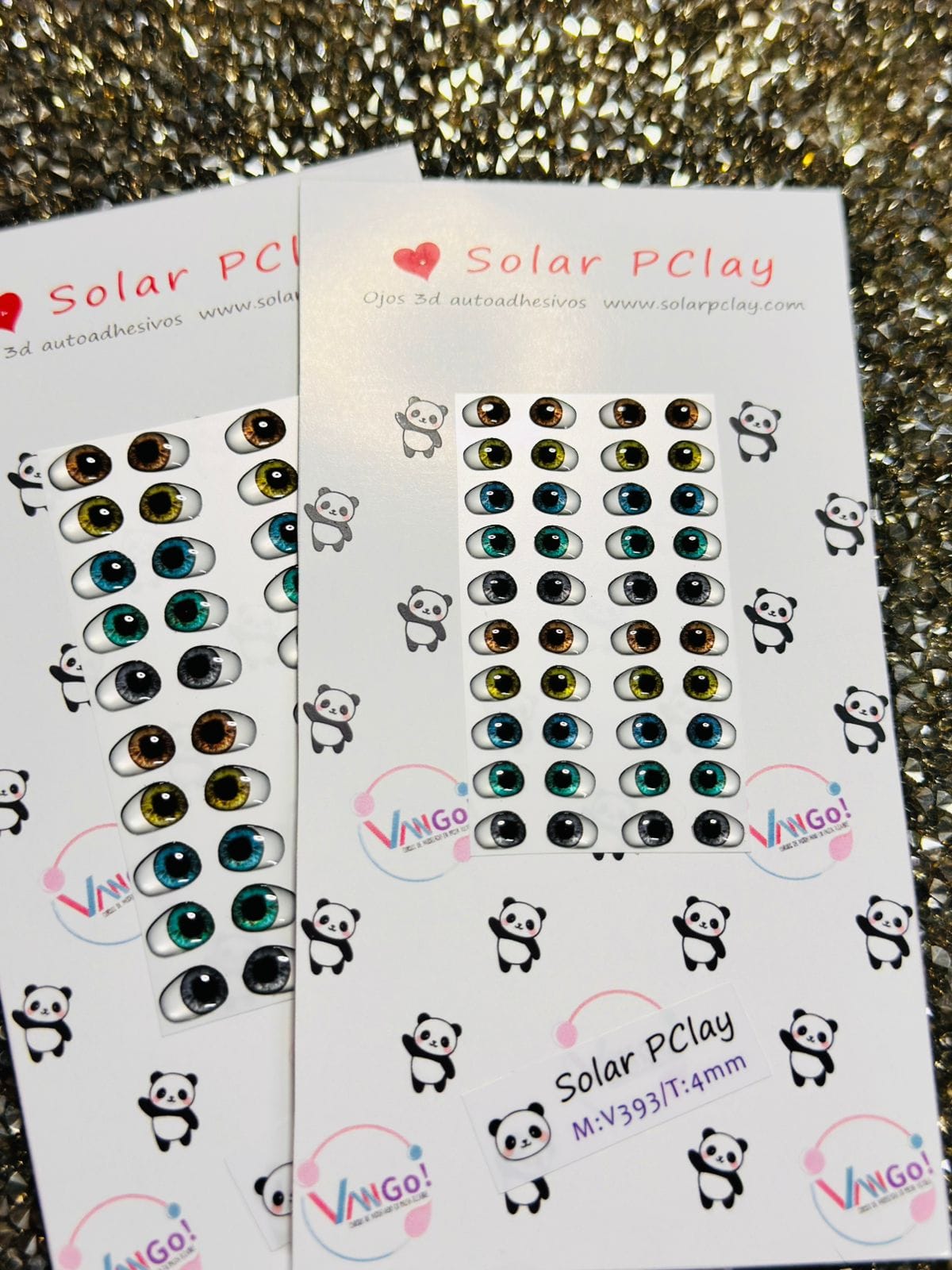 Coleccion Ojitos 3D "Con Amor" ~~Preventa~~