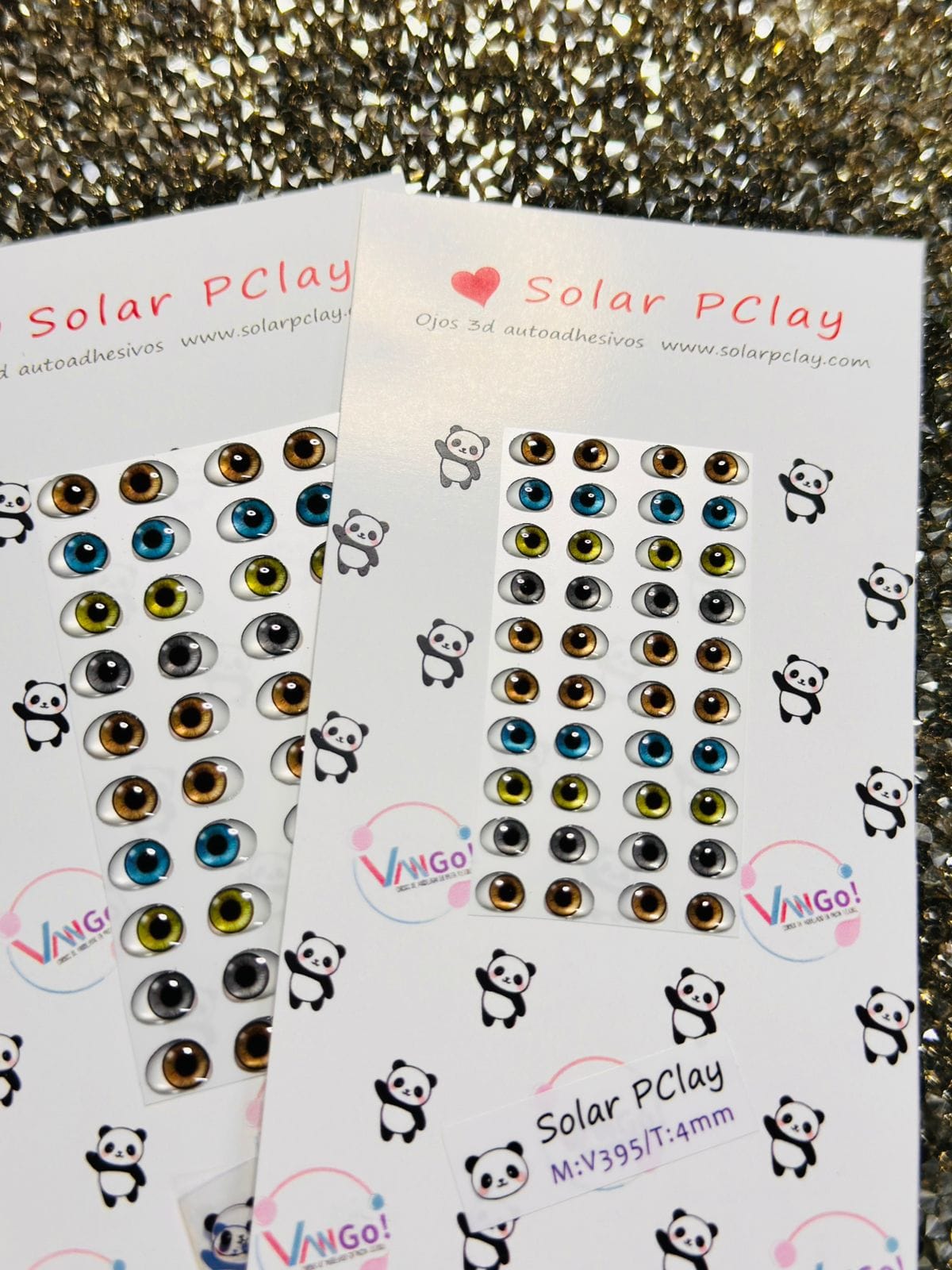 Coleccion Ojitos 3D "Con Amor" ~~Preventa~~