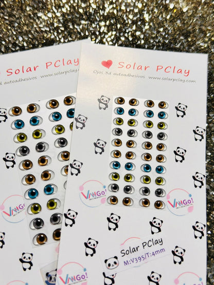 Coleccion Ojitos 3D "Con Amor" ~~Preventa~~