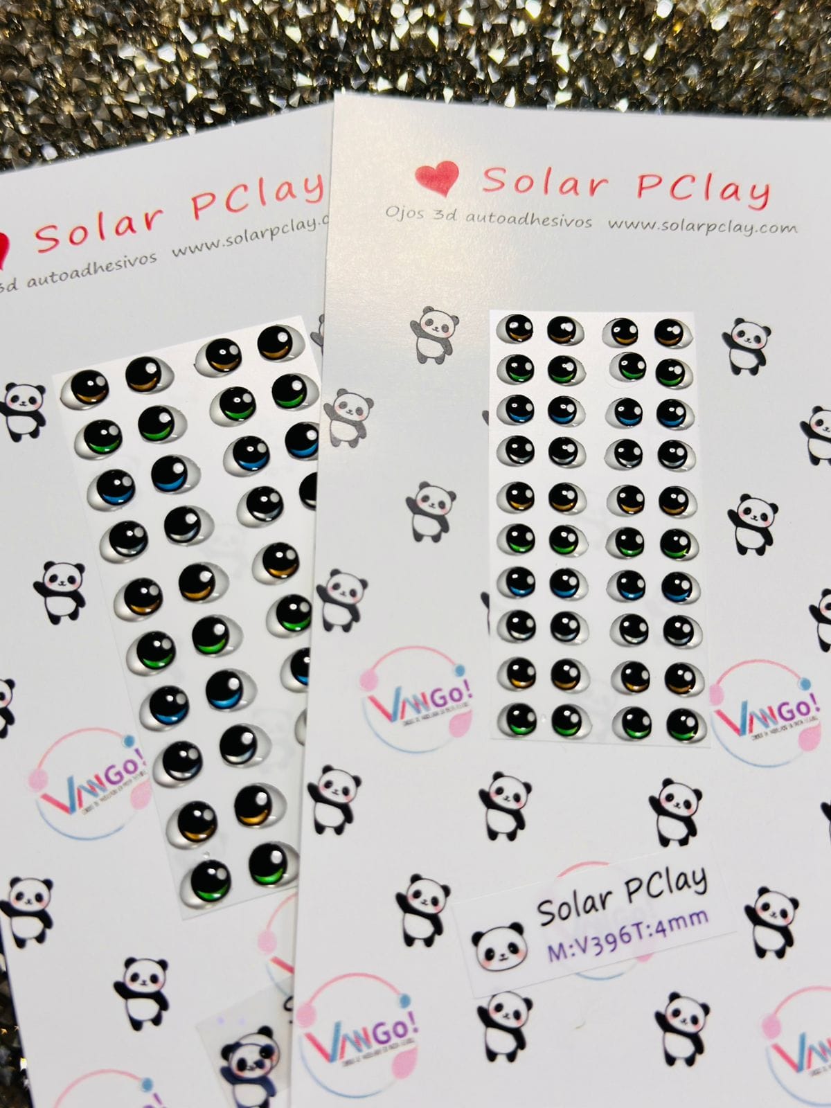 Coleccion Ojitos 3D "Con Amor" ~~Preventa~~