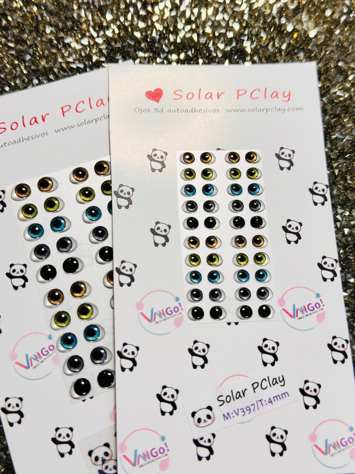 Coleccion Ojitos 3D "Con Amor" ~~Preventa~~