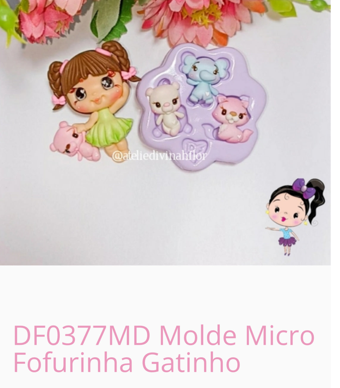 Micro Fofurinhas Gatinho