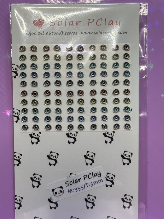 Ojitos Solares M132-3mm 50 pares