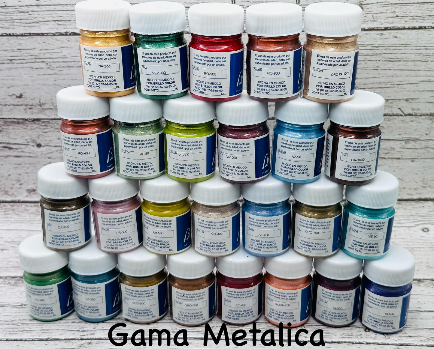 Brillacolor Gama Metálica 51 Tonos