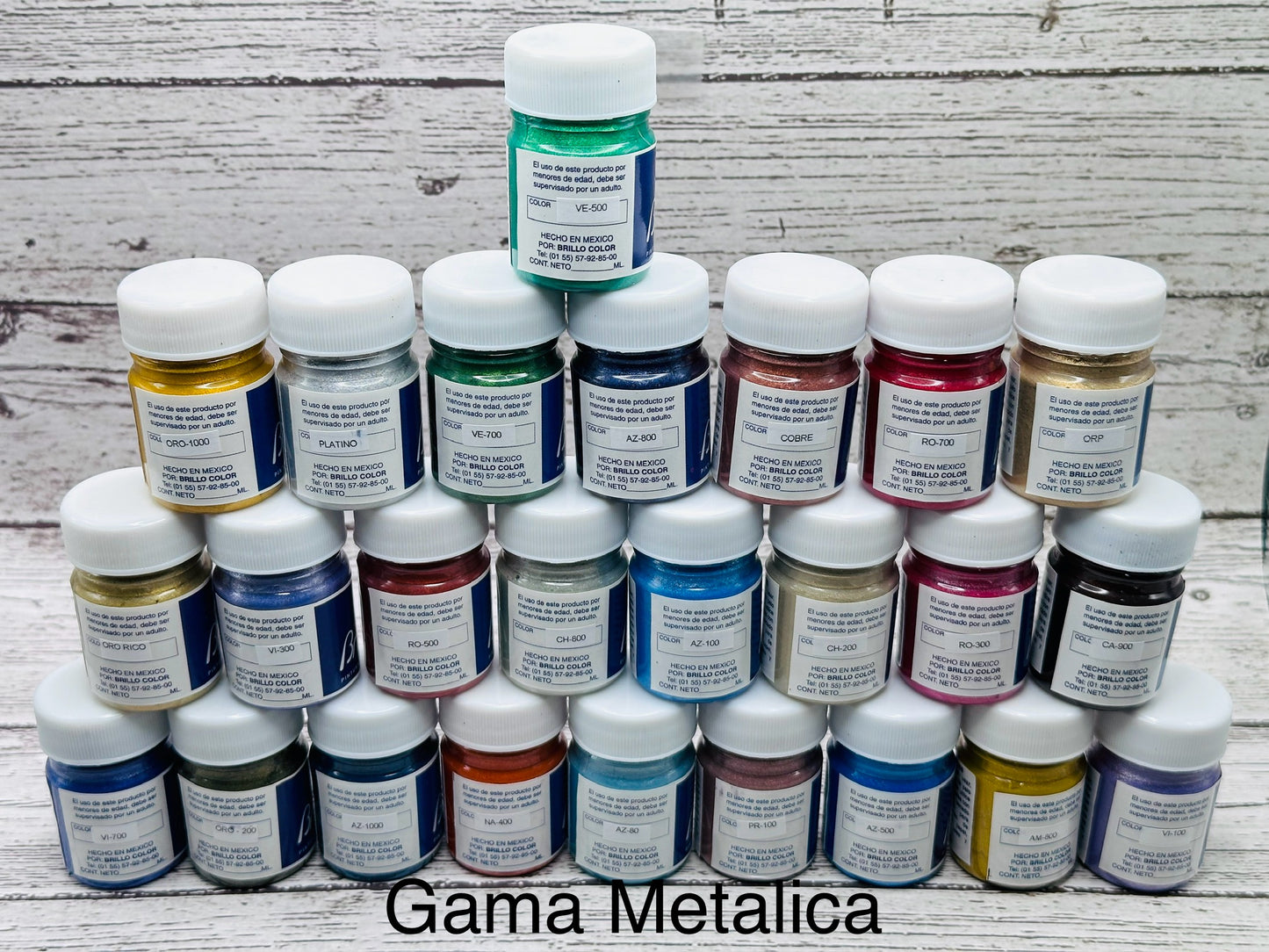 Brillacolor Gama Metálica 51 Tonos