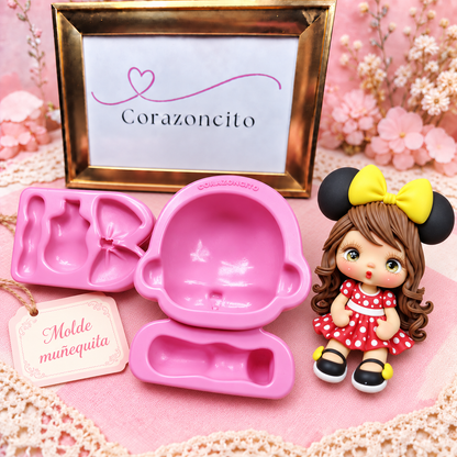 Molde Muñequita by Corazoncito
