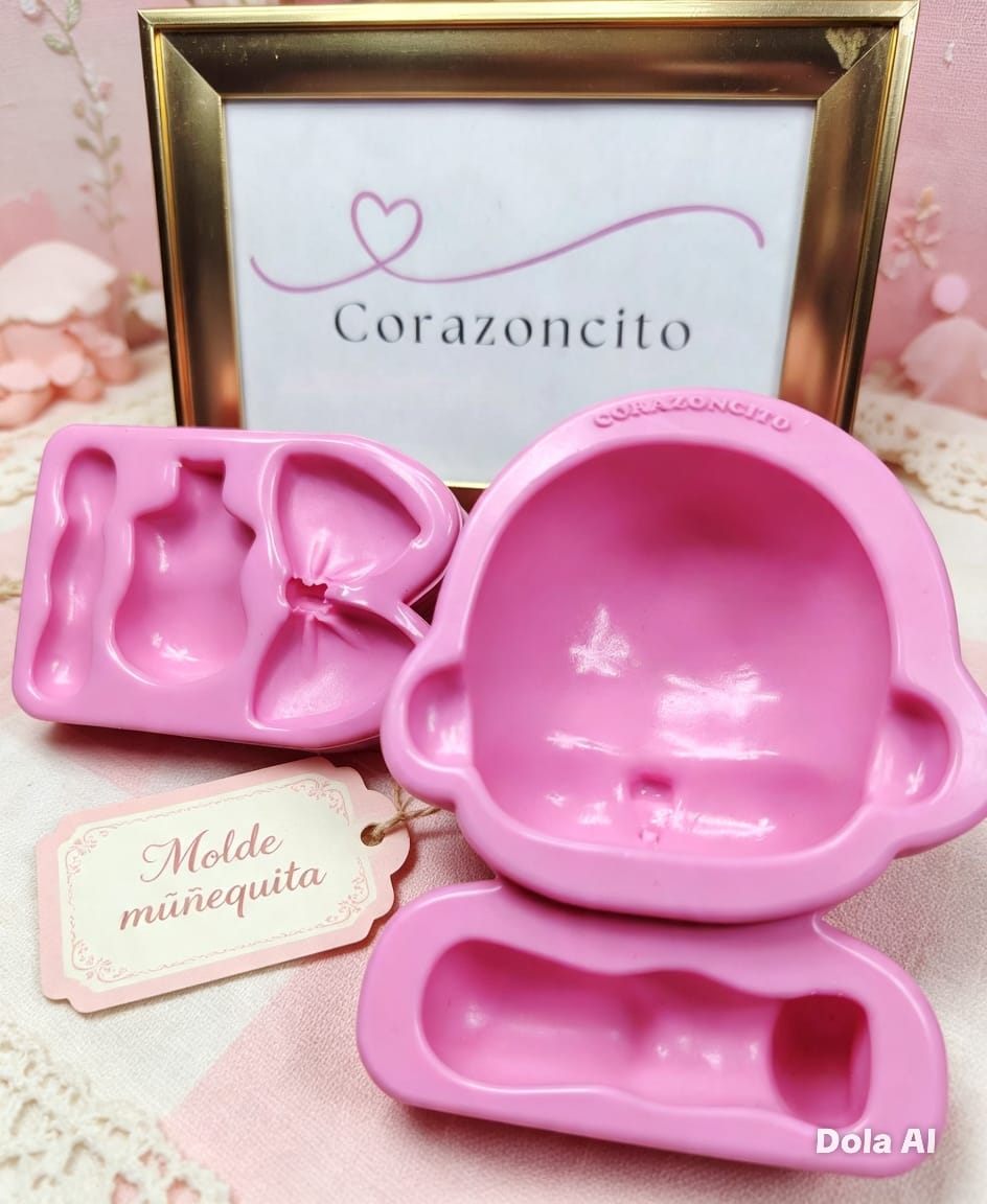 Molde Muñequita by Corazoncito