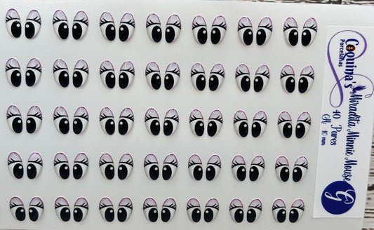 Miradita Minnie Mouse 10 mm/40 Pares