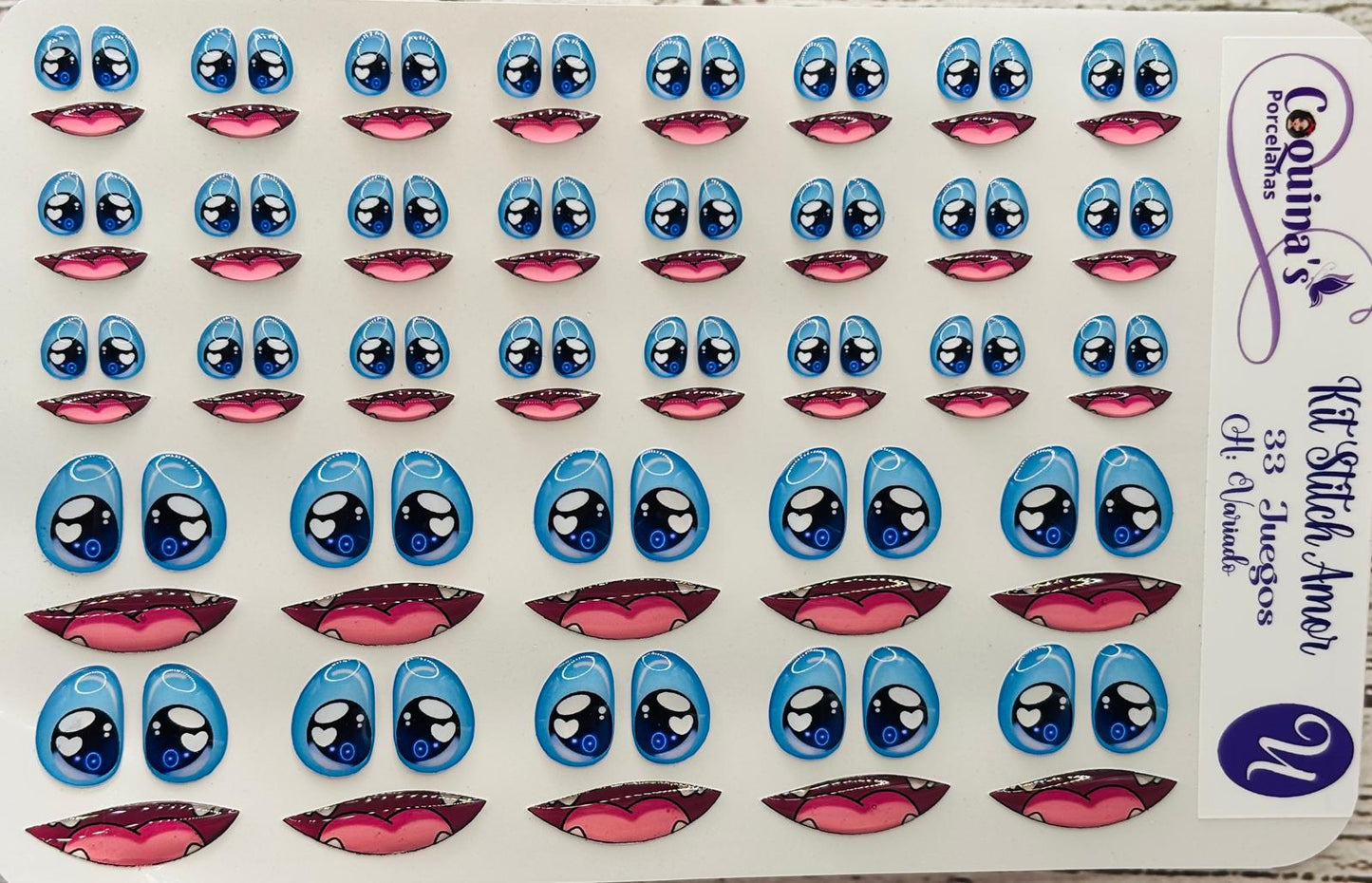 Kit Stitch Amor  33 Juegos/ Variados