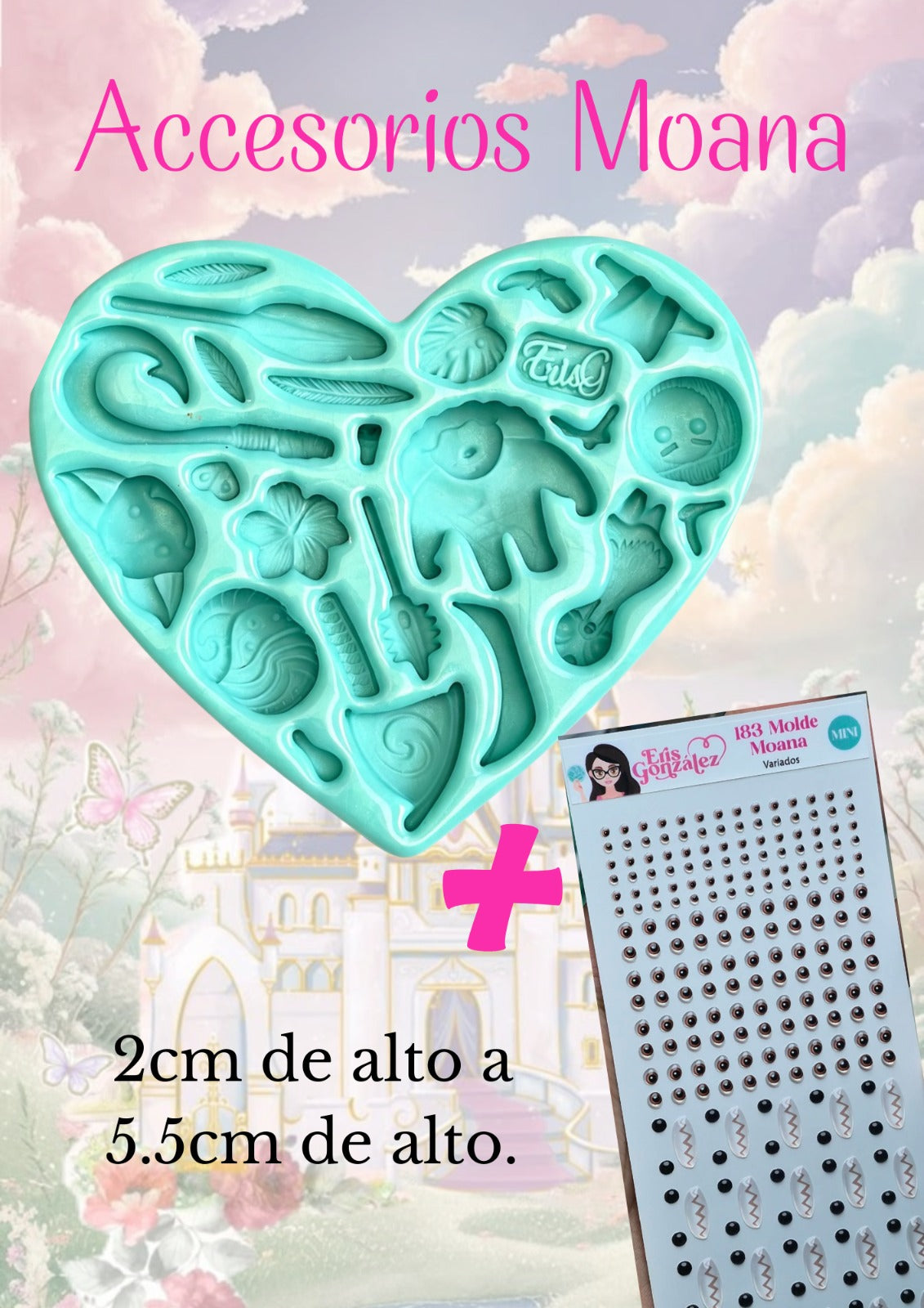 Accesorios Moana (Col Princesas ) EG ~~**Pre Order**~~
