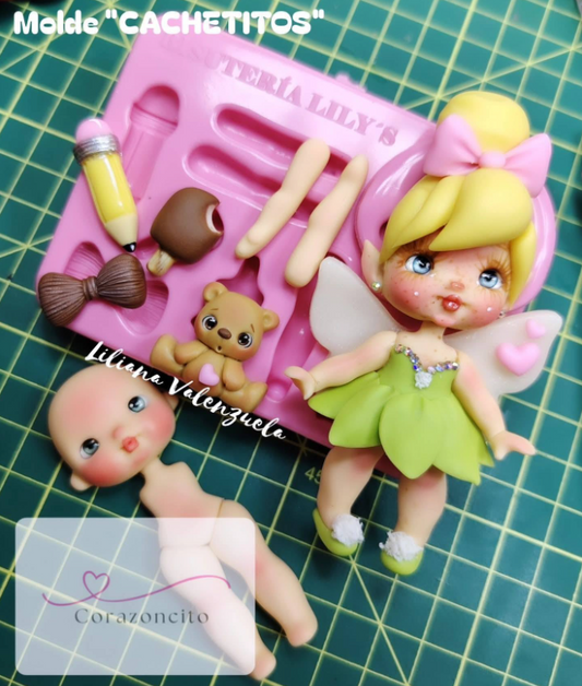 Cachetitos  Coleccion Ternuritas by Bisuteria Lily's