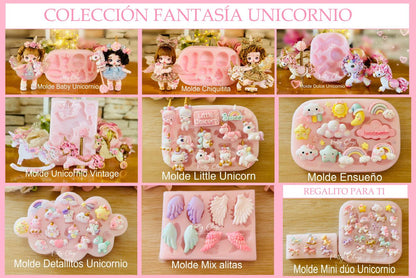 Coleccion Fantasia Unicornio by Pretty Clays