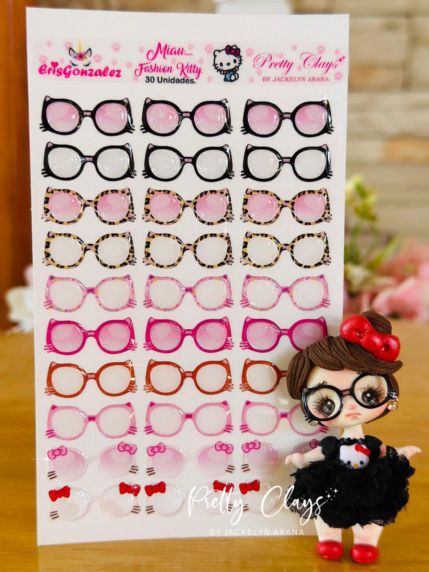 Lentes  Fasion Kitty # 042  30 Unidades  (PC)