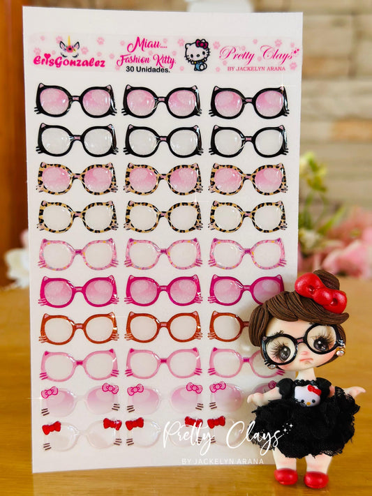 Lentes  Fasion Kitty # 042  30 Unidades  (PC)