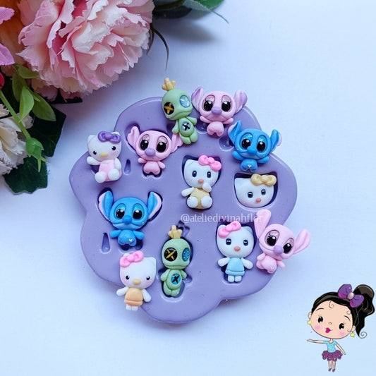 Micro Stitch e Hello Kitty (DF)