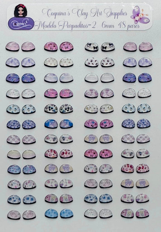 Parpaditos 2 6mm 48 pares
