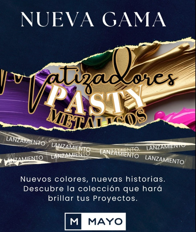 Gama Matizadores Pasty Metalicos 28 Colores