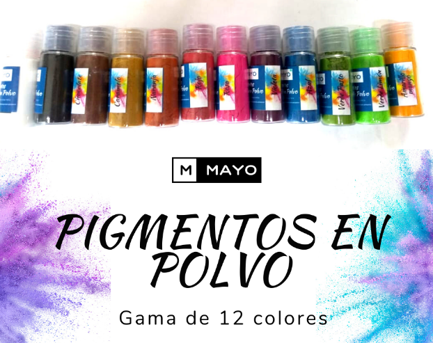 Pigmentos en Polvo 12 ct