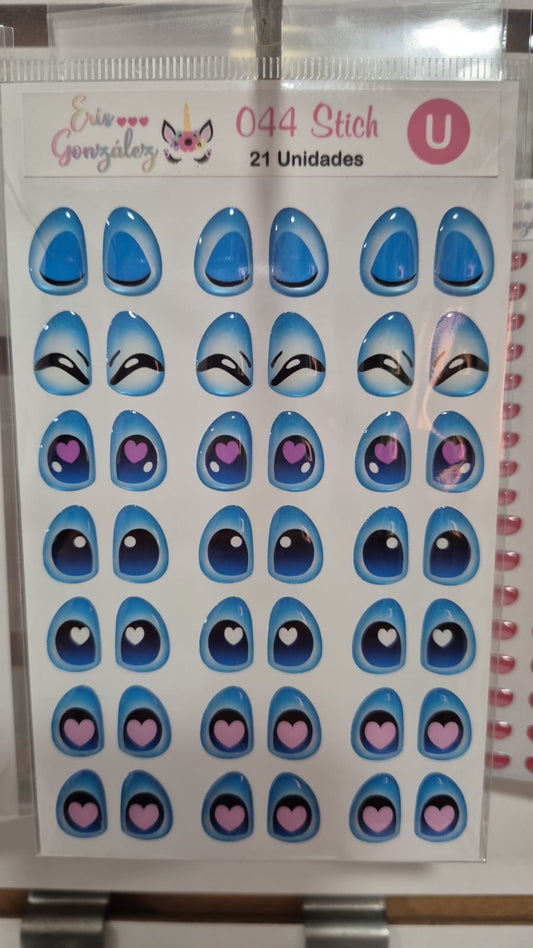 Stitch 044 3D Ojitos by Erismar