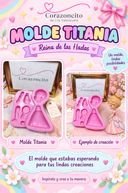 Molde Titania (Reina de las Hadas) By Corazoncito