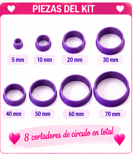 Circulos Mix (#3701) 8 Unidades